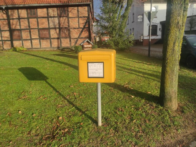 Briefkasten Alhausen Friedrich Wilhelm Weber Museum