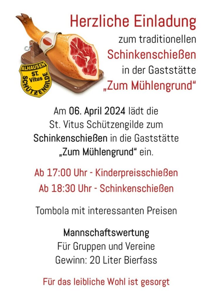 schinken schießen 2024