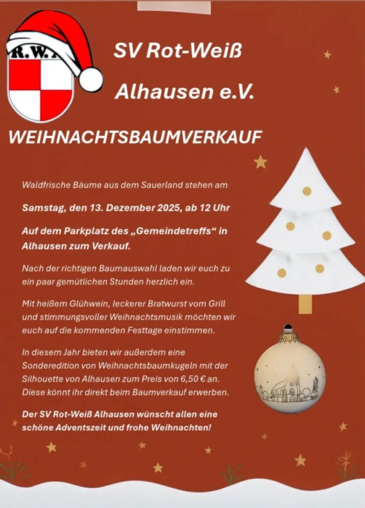 weihnachtsbaumverkauf 2025